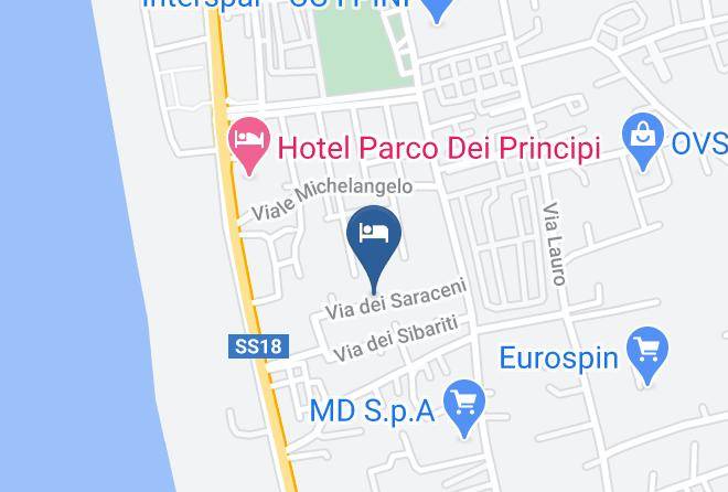Cosenza - Pensione Affittacamere Miriam Maps
