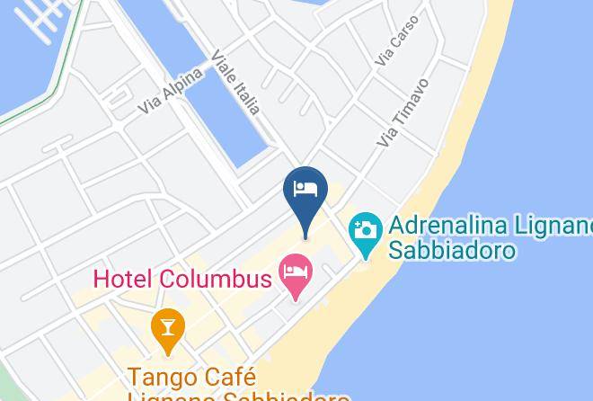 Udine - Pensione Amalfi Maps