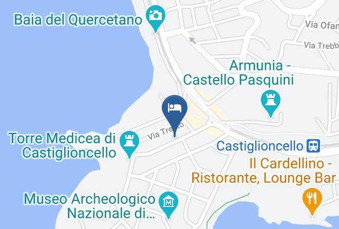 Leghorn - Pensione Bartoli Di Vacca Aurora Maps