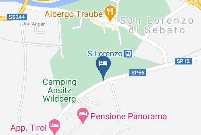 Bolzano - Pensione Burgblick Maps
