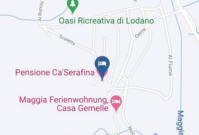 Vallemaggia - Pensione Ca'serafina Maps