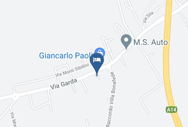 Fermo - Pensione Degli Ulivi Da Jallore' Maps