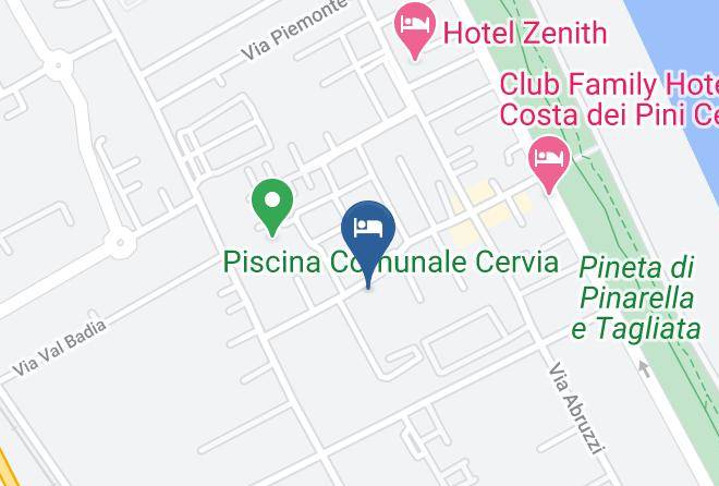 Ravenna - Pensione Furga Maps
