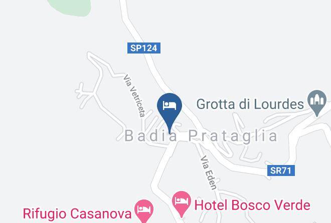 Arezzo - Pensione Giardino Maps