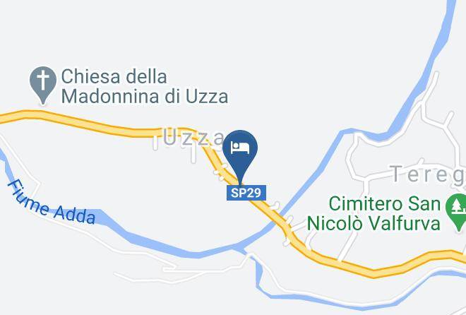 Sondrio - Pensione La Montanara Maps
