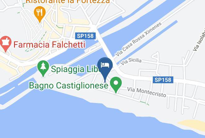 Grosseto - Pensione La Scogliera Di Bellucci Alessandro Maps