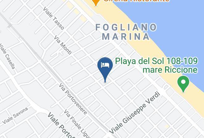 Rimini - Pensione Michela Maps