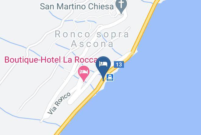 Locarno - Pensione Posta Al Lago Maps
