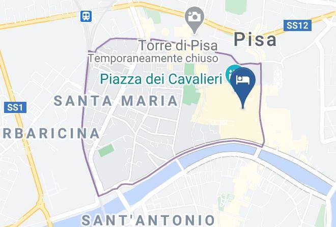 Pisa - Pensione Rinascente Maps
