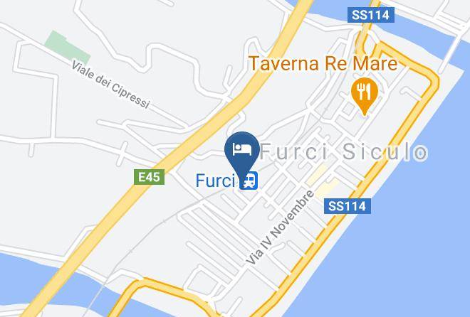 Messina - Pensione Ristorante Silvia Maps