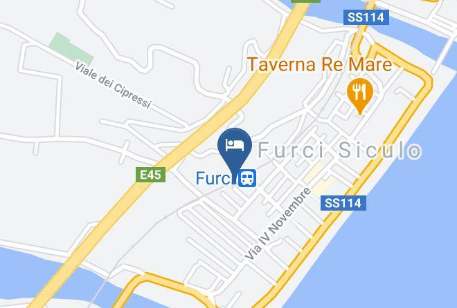 Messina - Pensione S Antonio Ristorante Silvia Maps