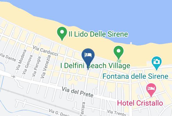 Rimini - Pensione Tosca Maps