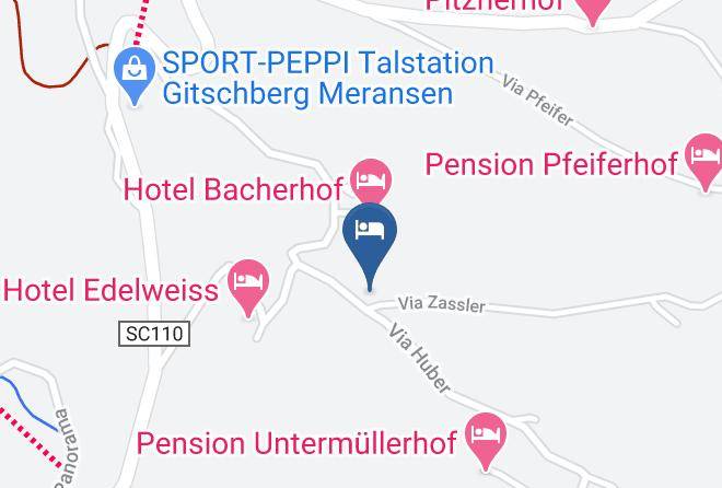 Bolzano - Pensione Waldruhe Maps