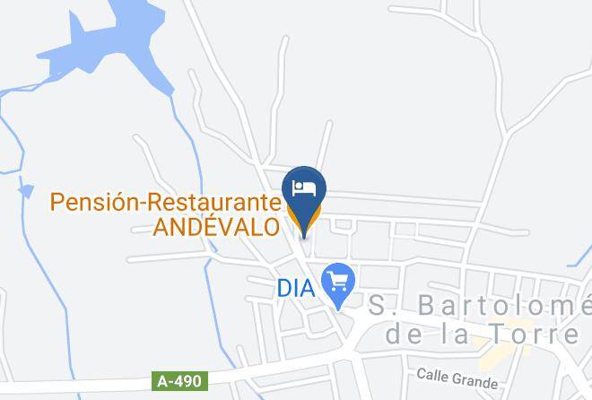 Huelva - Pension Restaurante Andevalo Maps