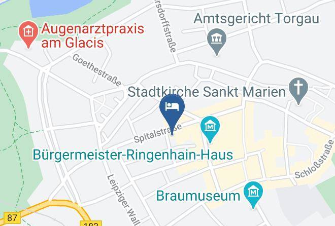 Nordsachsen - Pensionsgasthof Deutsches Haus Maps