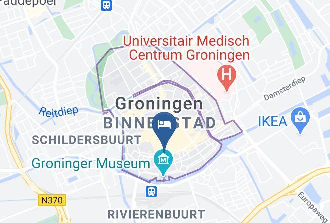 Groningen Groningen Centrum - Pensiontivoli Maps