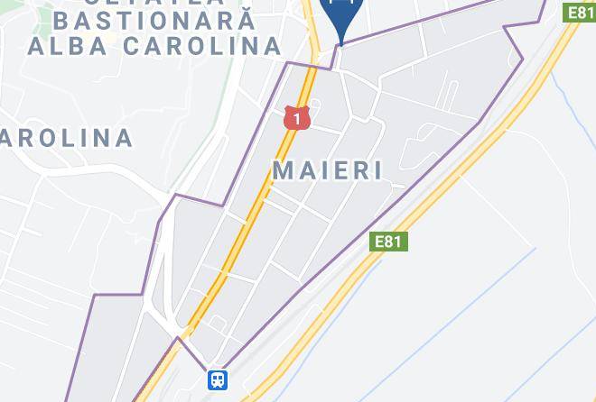 Alba Iulia - Pensiune Casa Del Sole Maps