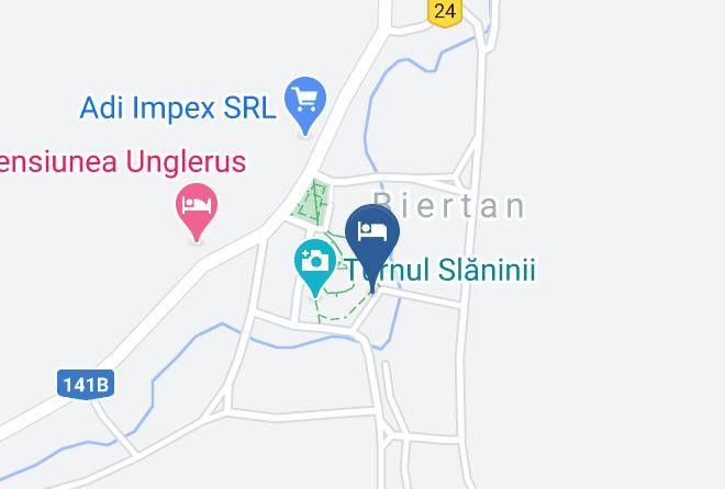 Biertan - Pensiune Cetate Maps