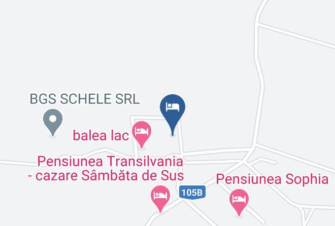 Sambata De Sus - Pensiune Montana Maps