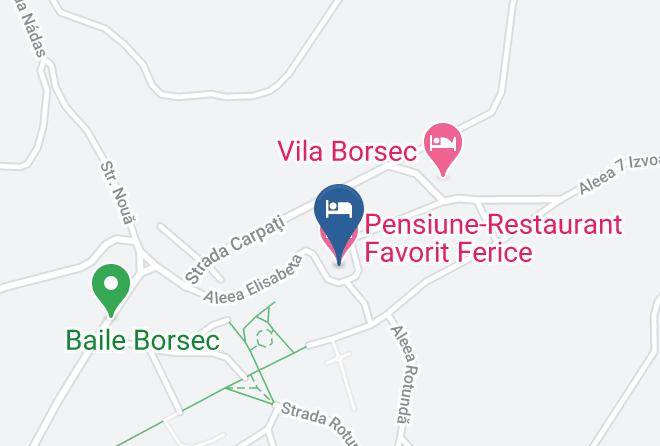 Borsec - Pensiune Restaurant Favorit Ferice Maps