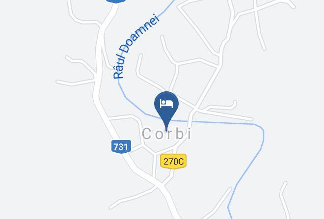 Corbi - Pensiune Xandra Maps