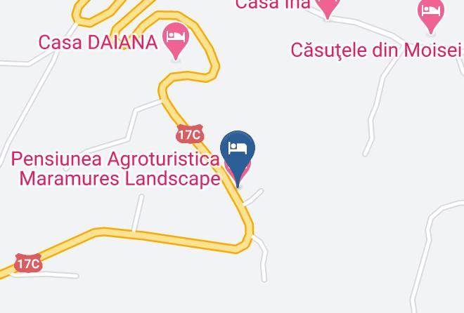 Moisei - Pensiunea Agroturistica Maramures Landscape Maps