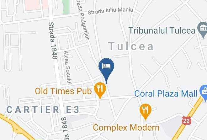 Tulcea - Pensiunea Alex Maps