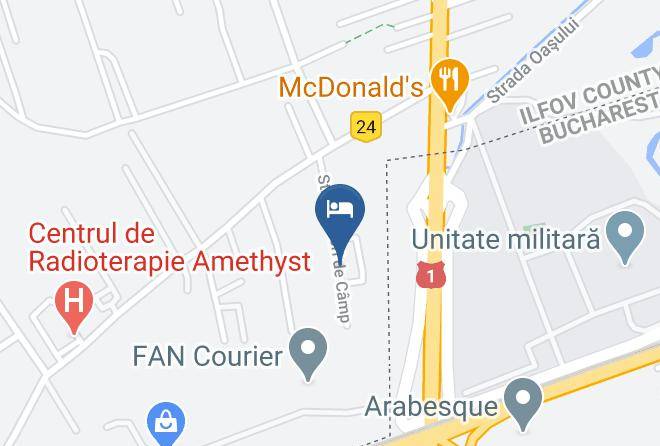 Otopeni - Pensiunea Alexia Maps