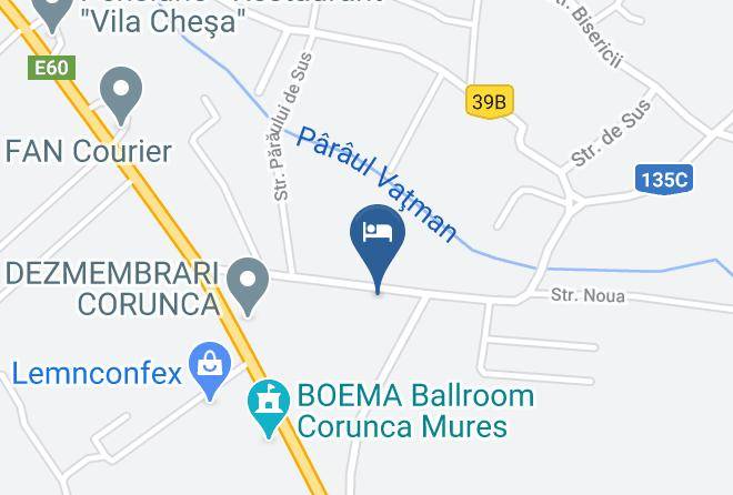 Corunca - Pensiunea Anca Maps