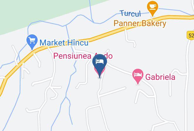 Bran - Pensiunea Ando Maps