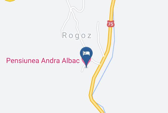 Albac - Pensiunea Andra Albac Maps