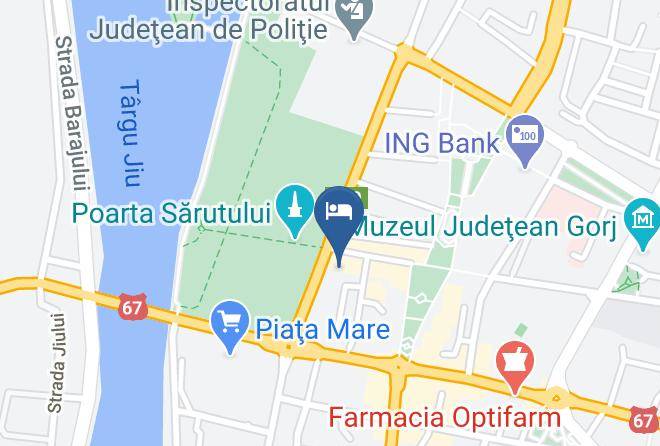 Tirgu Jiu - Pensiunea Antique Maps