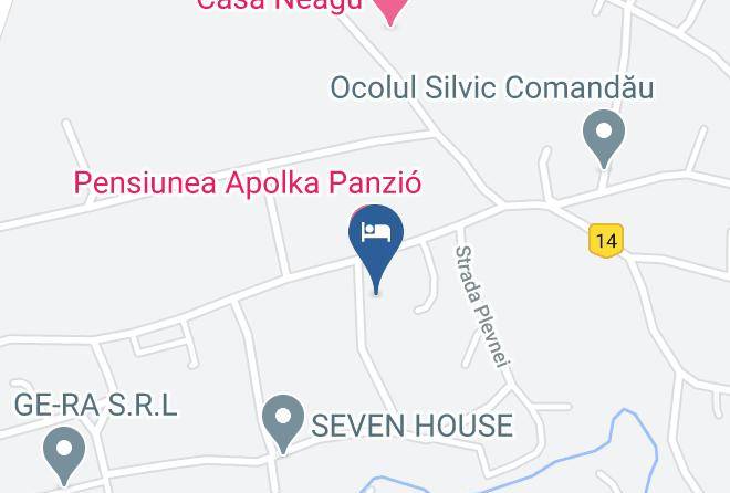 Covasna - Pensiunea Apolka Panzio Maps