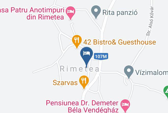 Rimetea - Pensiunea Aranyos Maps