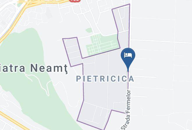 Piatra Neamt - Pensiunea Aris Meridian Maps