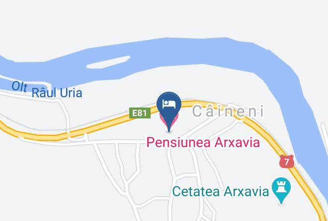Cainenii Mari - Pensiunea Arxavia Maps