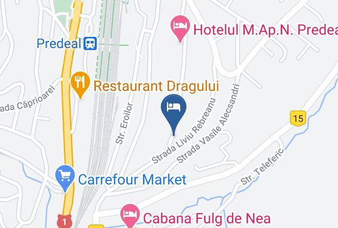 Predeal - Pensiunea Bellmont Maps