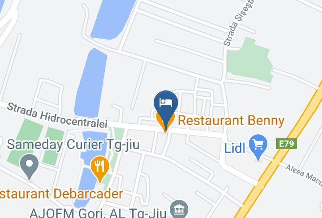 Tirgu Jiu - Pensiunea Beny Maps