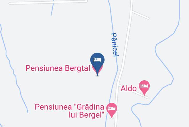 Rasnov - Pensiunea Bergtal Maps