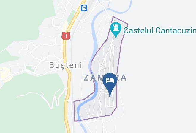 Busteni - Pensiunea Bioterra Maps