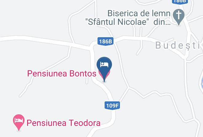 Budesti - Pensiunea Bontos Maps