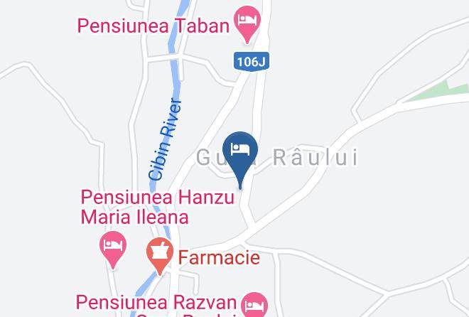 Gura Riului - Pensiunea Brad Maps