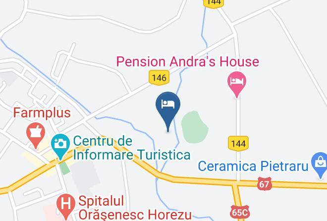 Horezu - Pensiunea Broscuta Maps