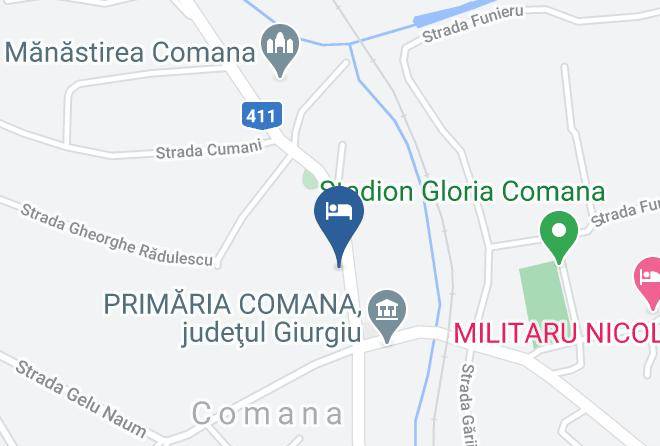 Comana - Pensiunea Bujorul Maps