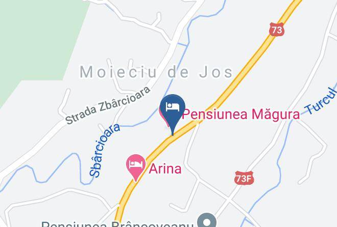 Moieciu - Pensiunea Buzdugan Maps