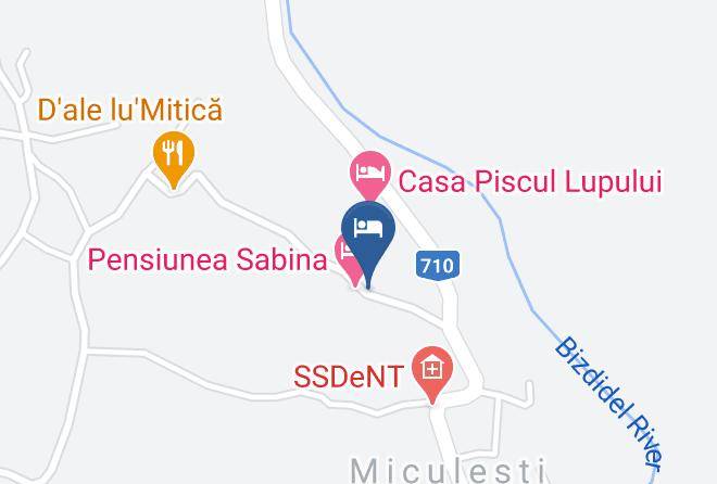 Pucioasa - Pensiunea Cabana Din Livada Maps
