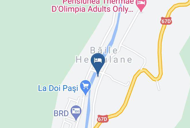 Baile Herculane - Pensiunea Camelia Maps