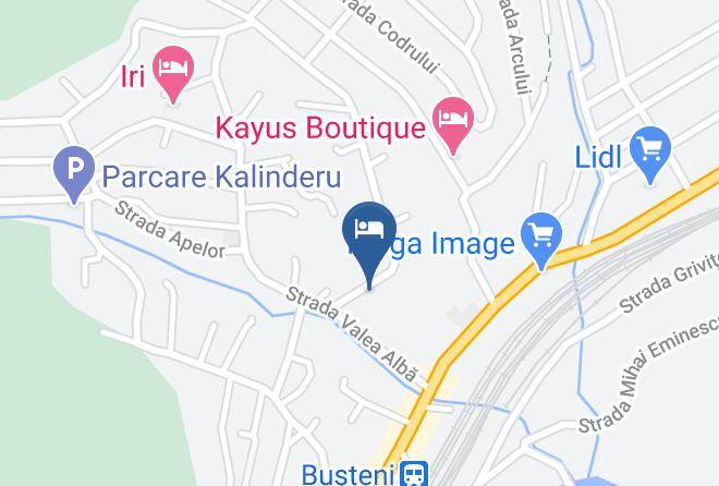 Busteni - Pensiunea Casa Alba Maps