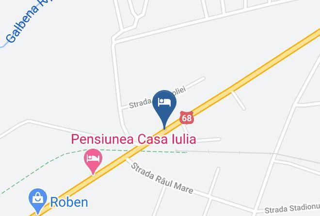 Hateg - Pensiunea Casa Cu Tei Maps