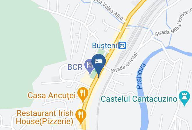Busteni - Pensiunea Casa Dumitru Maps